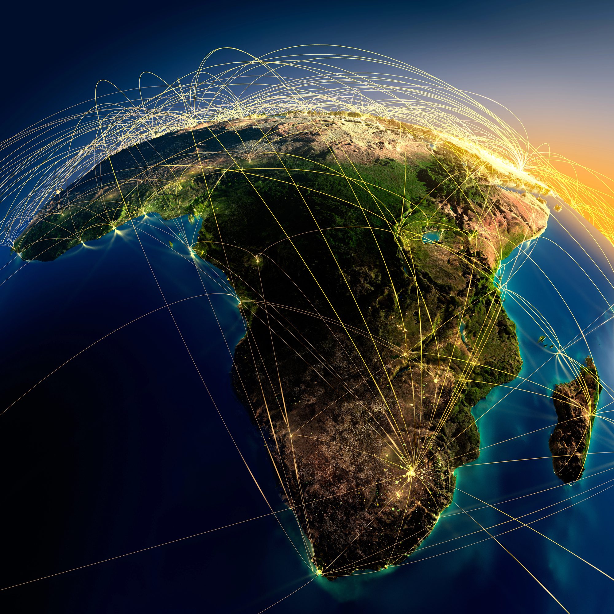 South Africa Air Routes South Africa Air Routes