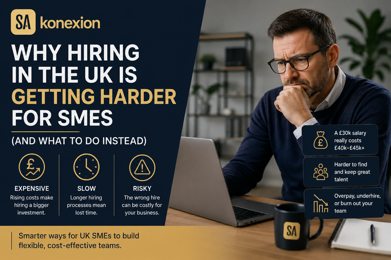 Why Hiring in the UK Is Getting Harder for SMEs (And What to Do Instead)